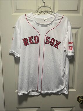 Boston Red Sox David Ortiz Promo Jersey T Shirt White Size XL MLB